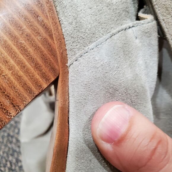 Rag & Bone Light Grey Suede Harrow Boots 39.5 / 9.5 - Picture 6 of 11